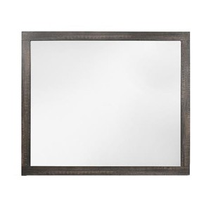 GlasFlength Decorative Wall Mirrors Natural Mirror Rustic Mirror Charming Mirror Wooden Mirror Rectangular Mirror for Dining Room, Brown, 44"*0.7"*37" - 1 of 4