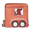 Roman 6.75" Lighted Swirl Trailer with Santa - 4 of 4