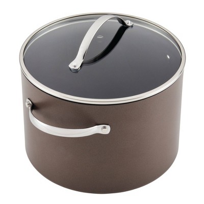 Charcoal 10-Quart Nonstick Aluminum Stockpot with Lid
