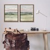 Stupell Industries Rural Landscape Watercolors Black Framed Floater Canvas Wall Art (Set of 2) - 2 of 4