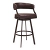 Armen Living Saturn Painted Finish Barstool Ford Black and Mineral 30 in Seat Height - 2 of 3