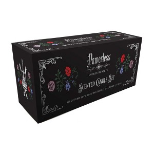 Lauren Roberts: Powerless Trilogy Scented Glass Candle Set (Set of 3) - (The Powerless Trilogy) by  Insight Editions (Hardcover) - 1 of 1