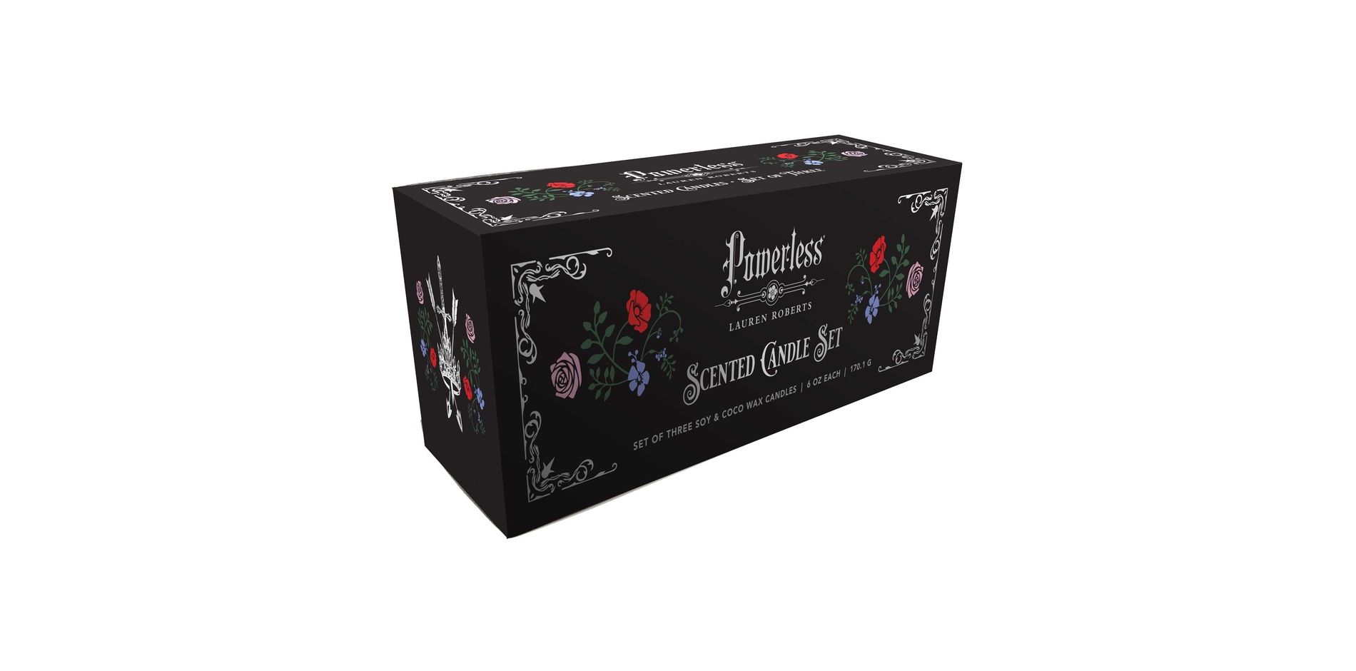 Lauren Roberts: Powerless Trilogy Scented Glass Candle Set (Set of 3) - (The Powerless Trilogy) by  Insight Editions (Hardcover)