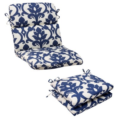 Outdoor Cushion Pillow Collection Blue White Damask Target