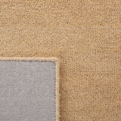 Beige Handmade Wool 2'3" x 4' Area Rug