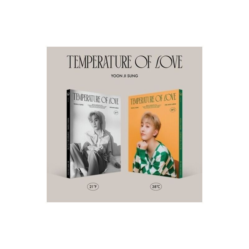Yoon Ji Sung - Tempertature of Love (Incl. 72pg Photobook, 4Cut Photo, Photocard, Lyric+Coloring Card + Sticker) (CD), 1 of 2