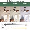 YUHAO Smart 6-speed Modern and Contemporary Ceiling Fan with Light,3 ABS Blades ,Works with Alexa and Google Assistant - 4 of 4