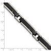 Black Bow Jewelry 8.5mm Stainless Steel Polished & Black Plated Link Bracelet, 8.5 Inch - 3 of 4