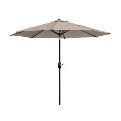 WestinTrends 9 Ft Outdoor Patio Market Table Umbrella with Tilt and Crank
