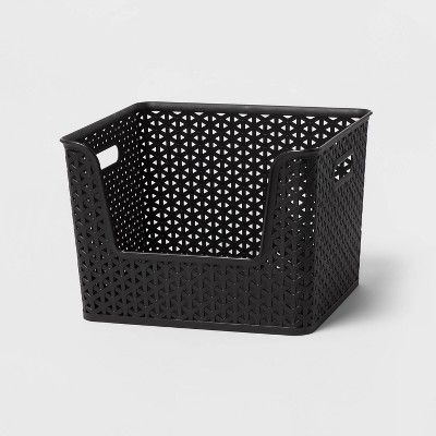 Plastic E-Track Basket for Storage | 6 x 7 x 4 | USCC