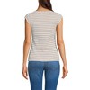 Lands' End Women's Pointelle Cap Sleeve Top - 2 of 4