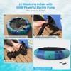 Infans 15FT Inflatable Water Bouncer Splash Padded Water Trampoline Blue & Green - 4 of 4