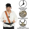 Joyfy Halloween Pirate Coin Necklace, Pirate Skull Necklace for Men, Women & Kids, Halloween Costume Accessories for Role Play Dress Up Party - 2 of 4