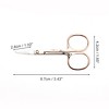 Unique Bargains Women 2.0A Scissors Eyebrow Trimmer Scissors 1 Pc - 2 of 3