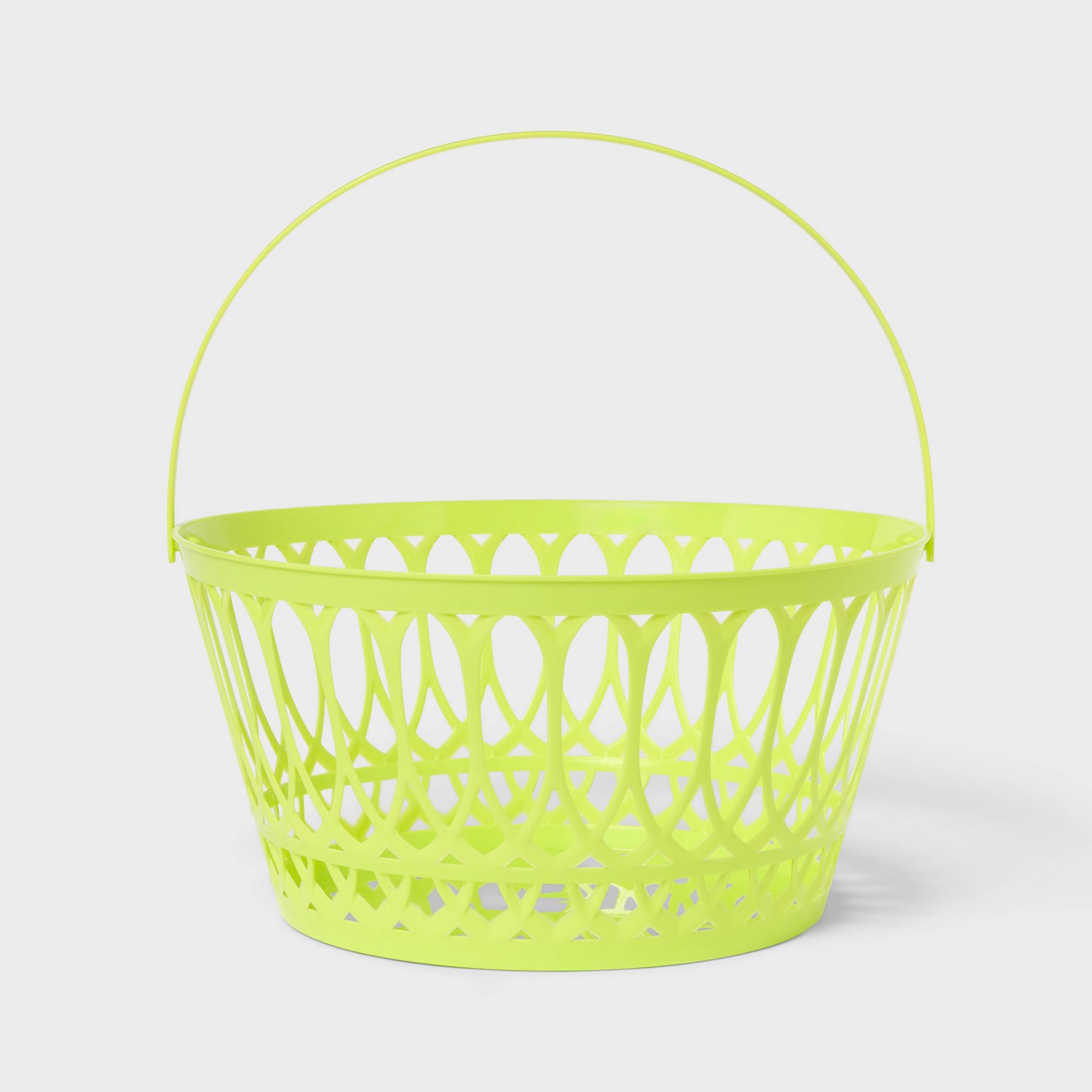Vintage Plastic Easter Basket Green - Spritz™