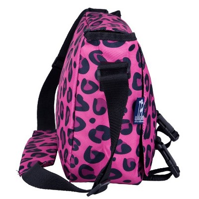 Pink Leopard 15 Inch x 10 Inch Messenger Bag