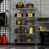 Dolonm Heavy Duty Adjustable Storage Rack Metal Shelf Wire Shelving Unit with Wheels & Shelf Liners - 4 of 4