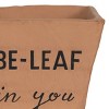 "I Be-Leaf in You" Multi Terracotta Planter - Foreside Home & Garden - 2 of 4