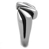 Slickblue Women’s Swirl Pattern Ring in Polished Stainless Steel, No Plating, Silver Tone, Minimalist Style, size 5–10 - 4 of 4