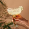 Segunda Vida Artistico Margarita Bar Glasses, Mexican Margarita Glasses Set Home Cocktail Bar Gifts, 100% Recycled Glass, Multicolor 10oz Set of 2 - 3 of 4