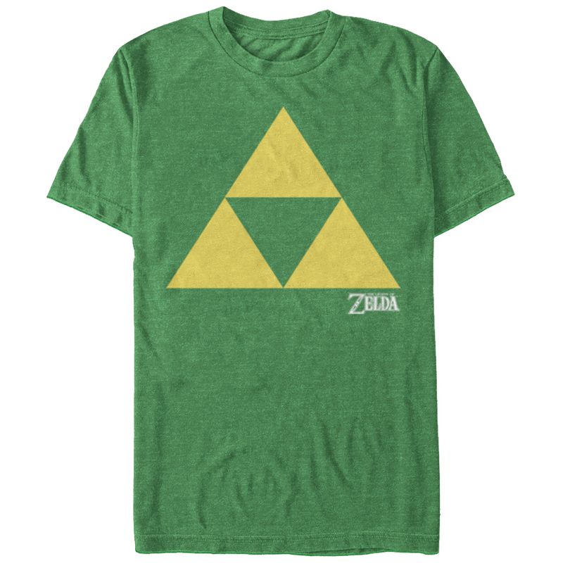 Men's Nintendo Legend of Zelda Classic Triforce T-Shirt, 1 of 4