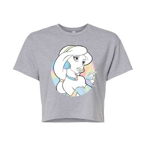 Women's - Disney - Jasmine Graphic Cropped Graphic T-Shirt - 1 of 4