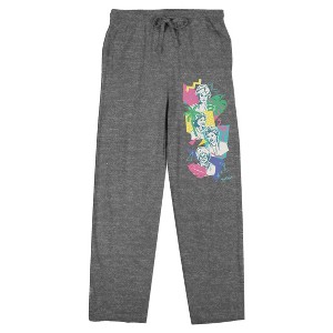 Golden Girls Line Art Characters Women's Heather Gray Sleep Pajama Pants - 1 of 3