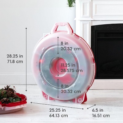IRIS USA Wreath Storage Container - Thumbnail 2
