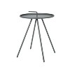 GDFStudio Margaretta Outdoor Steel Side Table with Handle, Gray - 4 of 4