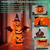 3FT-Halloween Decorations Outdoor ¨C 37 Inch Collapsible Pumpkin Man with 40 LED Lights, Stretchable Pop Up Jack-o'-Lantern for Yard, Garden, Porch - 3 of 4