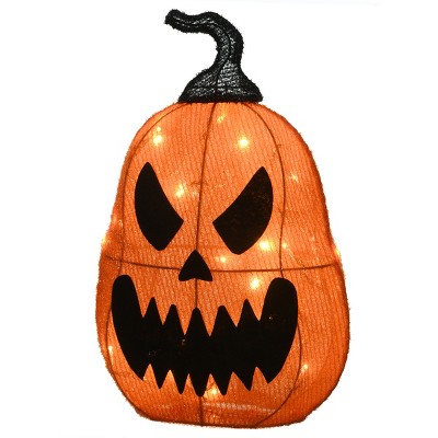 16" Prelit Scary Jack-O-Lantern - National Tree Company