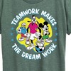 Women's - Disney - Teamwork Group Short Sleeve Graphic T-Shirt - 2 of 4