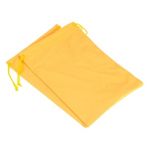Unique Bargains Microfiber Soft Drawstring Ski Goggle Bags 7.1" x 10.6" 2 Pcs - 1 of 4