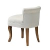 Serena Vanity Stool With Tufted Backrest | HULALA¬†HOME - 4 of 4