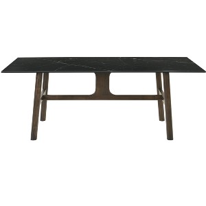 NicBex Dining Table 42" Modern Square Clear Glass Top Chrome Finish Counter Height Table for Dining Room - 1 of 4