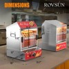 Winado 31.7QT 500W 110V Hot Dog Steamer With Bun Warmer - 2 of 4