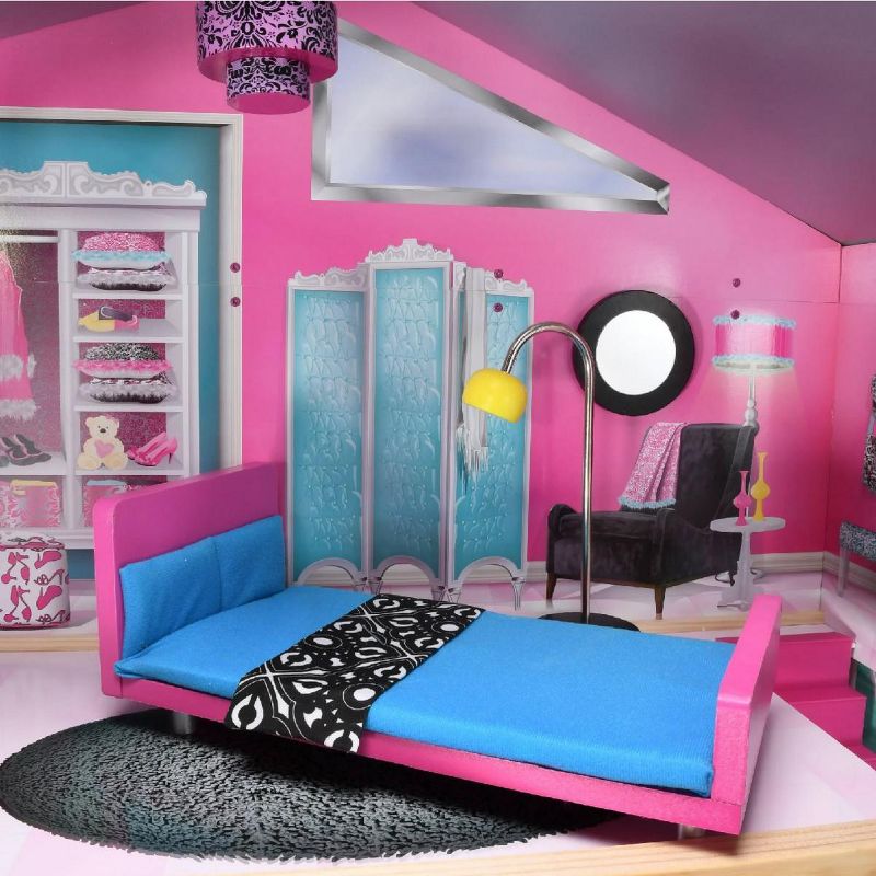 KidKraft Modern Luxury Dollhouse with 11 Pieces of Furniture, 3 of 4