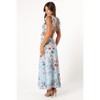 Petal and Pup Womens Lucah Frill Shoulder Maxi Dress - image 2 of 4