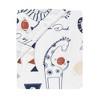 Lambs & Ivy Hall of Fame Animals/Sports 100% Cotton Fitted Baby Crib Sheet - 3 of 4