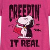 Girls' - Peanuts -  Fitted Short Sleeve Graphic T-Shirt - image 2 of 4