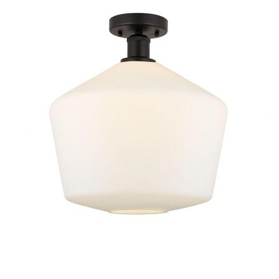 Cindyrella - 1 Light Semi-Flush Mount In Nautiical Style-13.75 Inches Tall and 12 Inches Wide