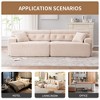 4-Seater Chenille Sponge Sofa with Deep Seat - 3 of 4