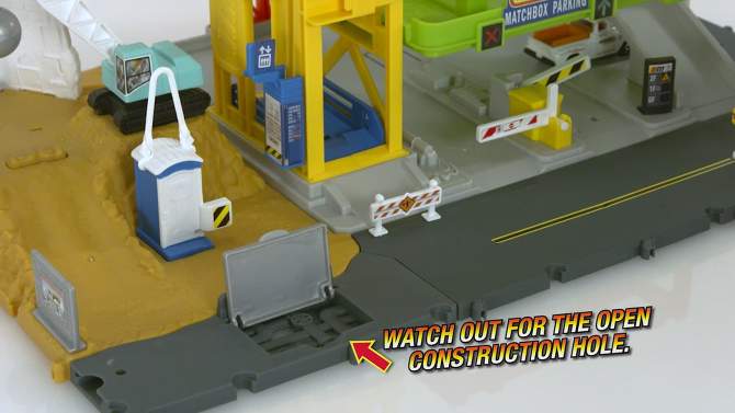 Matchbox Action Drivers Construction Playset, 2 of 8, play video