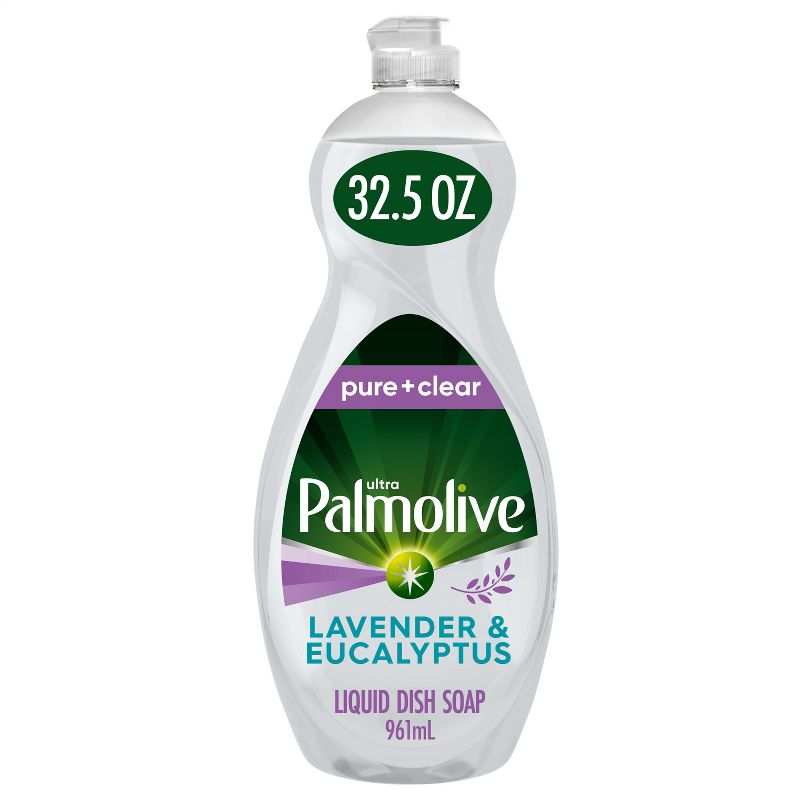 Palmolive Ultra Pure + Clear Liquid Dish Soap - Lavender and Eucalyptus - 32.5 fl oz, 1 of 13