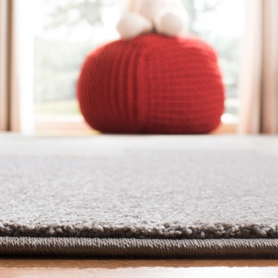 Gray and Ivory Elephant Kids Area Rug 2'3" x 4'