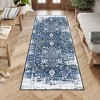 Area Rug Oriental Vintage Distressed Rug for Living Room Bedroom - 2 of 4