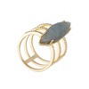 Adornia 14k Gold Vermeil Labradorite Marquis Ring - 4 of 4