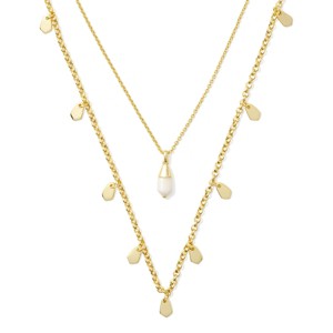 Kendra Scott 14K Gold Over Brass Lena Multi Strand Necklace - 1 of 4