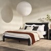 Queen Size Wood Platform Bed with Headboard for Bedroom - 2 of 4