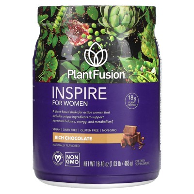 PlantFusion Inspire for Women, Rich Chocolate, 16.40 oz (465 g)